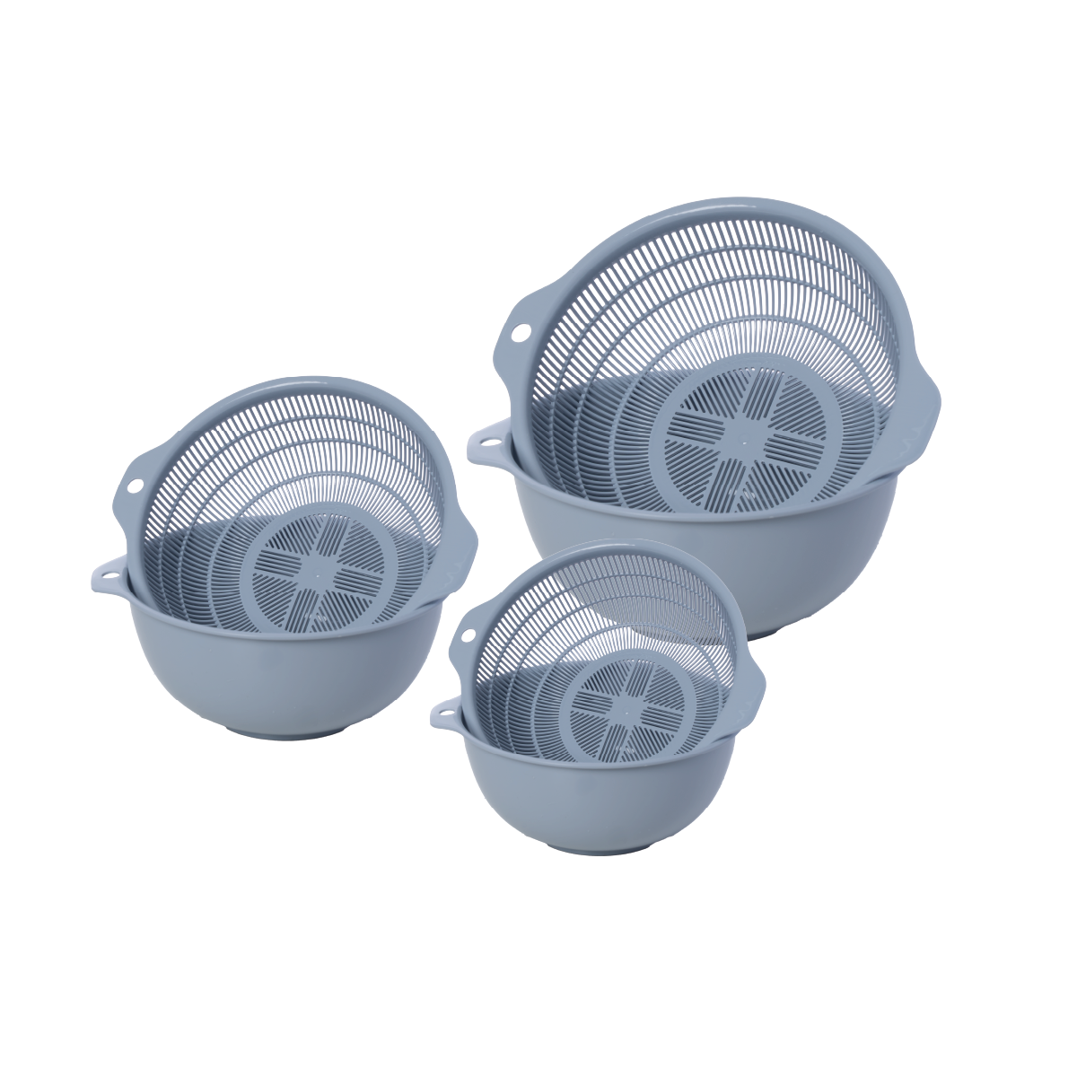  Chậu rổ tròn bộ 3 Hokori 2375+2376+2377 