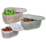  Hộp thực phẩm elip 2 lớp bộ 3-6597 