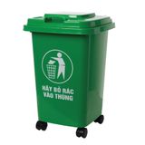  Thùng rác có bánh xe 40L 5342 