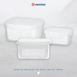  Hộp thực phẩm chữ nhật 2 lớp trung 6581 