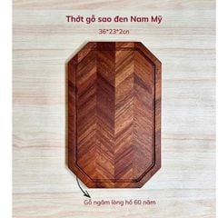 THỚT GỖ SAO ĐEN NAM MỸ 36*23*2cm