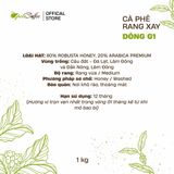  Cà Phê Rang Mộc Pha Phin & Pha Máy G1 - The Green Coffee Roasters (1kg) 