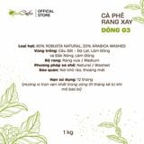  Cà Phê Rang Mộc Pha Phin & Pha Máy G3 - The Green Coffee Roasters (1kg) 