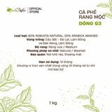  Cà Phê Rang Mộc Pha Phin & Pha Máy G3 - The Green Coffee Roasters (1kg) 