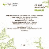  Cà Phê Rang Mộc Pha Phin & Pha Máy G1 - The Green Coffee Roasters (1kg) 