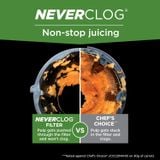  Máy ép trái cây tốc độ chậm Ninja NeverClog JC151SL 