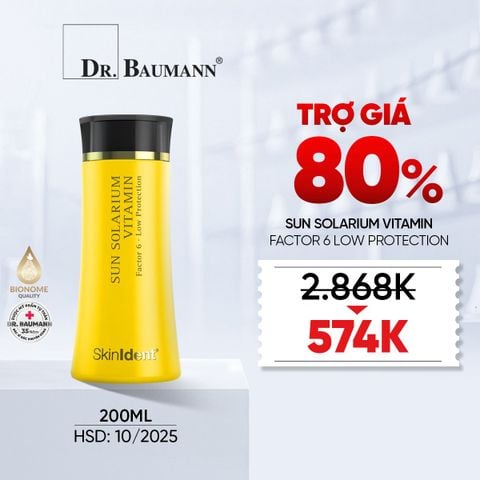  SUN SOLARIUM VITAMIN Factor 6 · Low Protection 