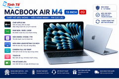 Macbook Air M4 13 inch Cũ