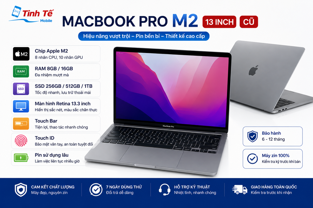 Macbook Pro M2 13 inch Cũ