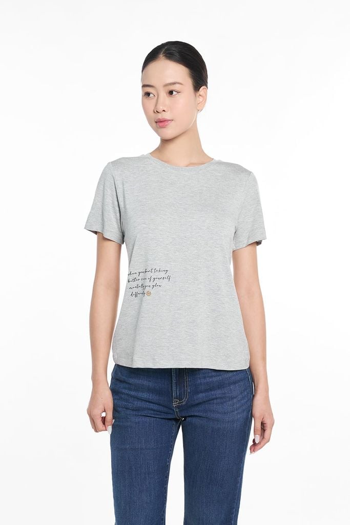 Áo Thun Thời Trang Nữ Tay Ngắn Ninomaxx 2505015