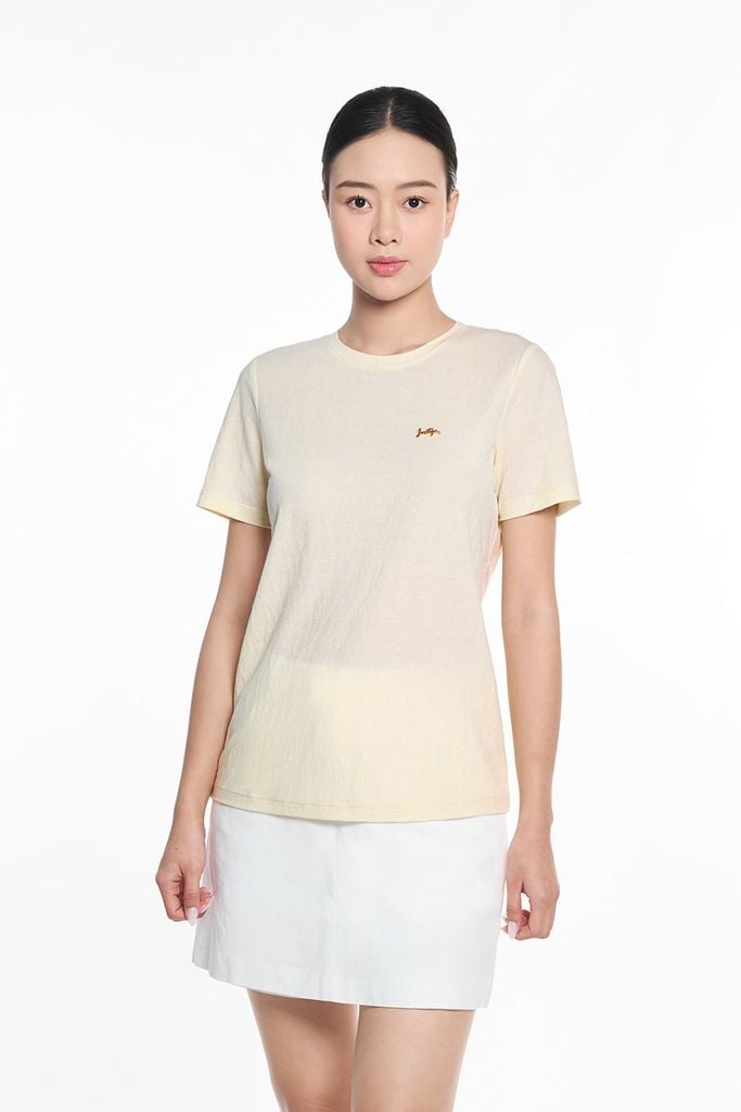 Áo Thun Basic Nữ Tay Ngắn Ninomaxx 2509015