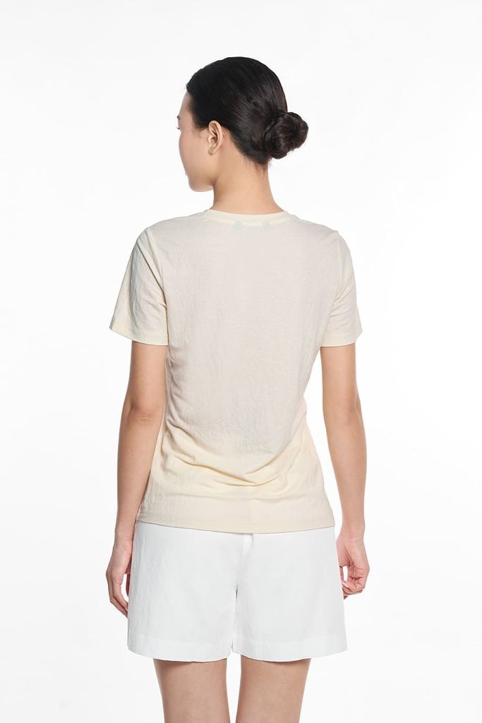 Áo Thun Basic Nữ Tay Ngắn Ninomaxx 2509015