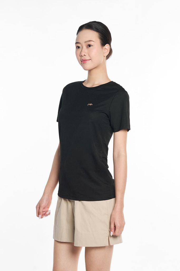 Áo Thun Basic Nữ Tay Ngắn Ninomaxx 2509015