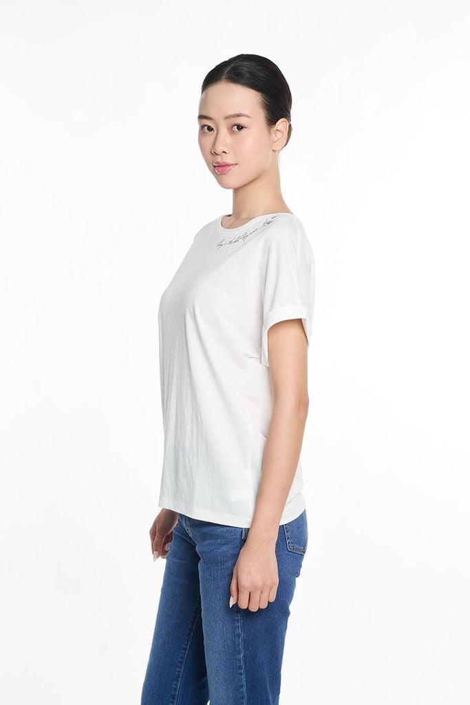 Áo Thun Graphic Nữ Tay Ngắn Ninomaxx 2510021