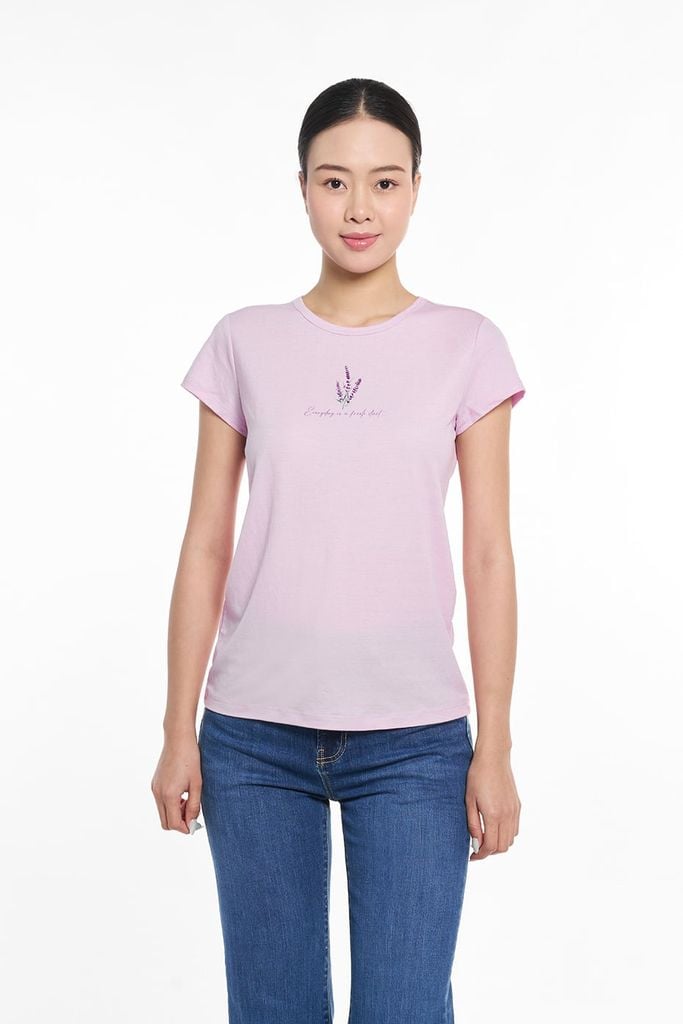 Áo Thun Graphic Nữ Tay Ngắn Ninomaxx 2510023