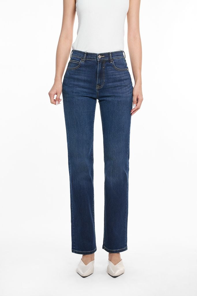 Quần Jean Nữ Xanh Đậm Ống Đứng Dáng Suông Ninomaxx 2510030