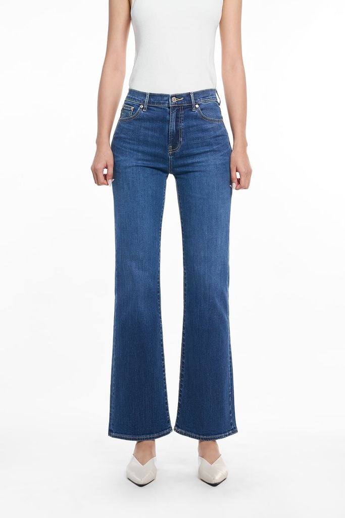 Quần Jean Nữ Ống Rộng Dáng Suông Ninomaxx 2510031