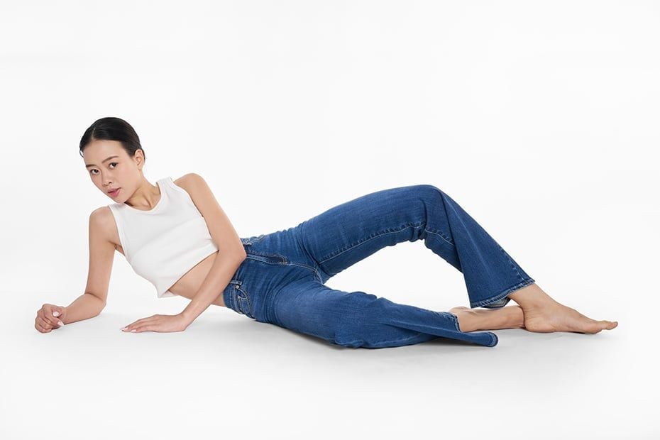 Quần Jean Nữ Ống Rộng Dáng Suông Ninomaxx 2510031