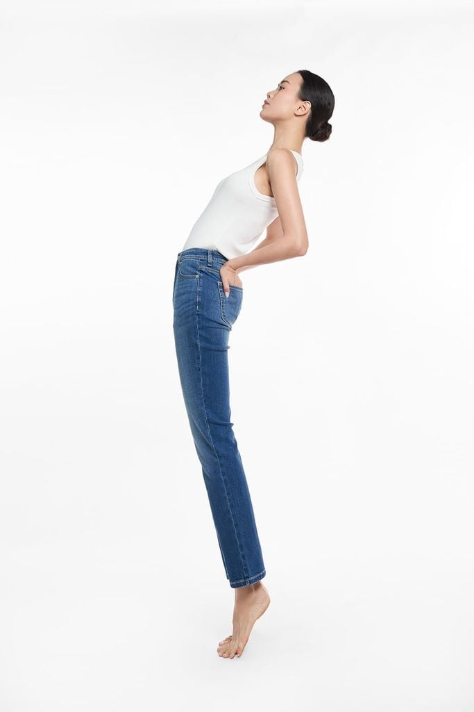 Quần Jean Nữ Ống Đứng Dáng Ôm Ninomaxx 2510032