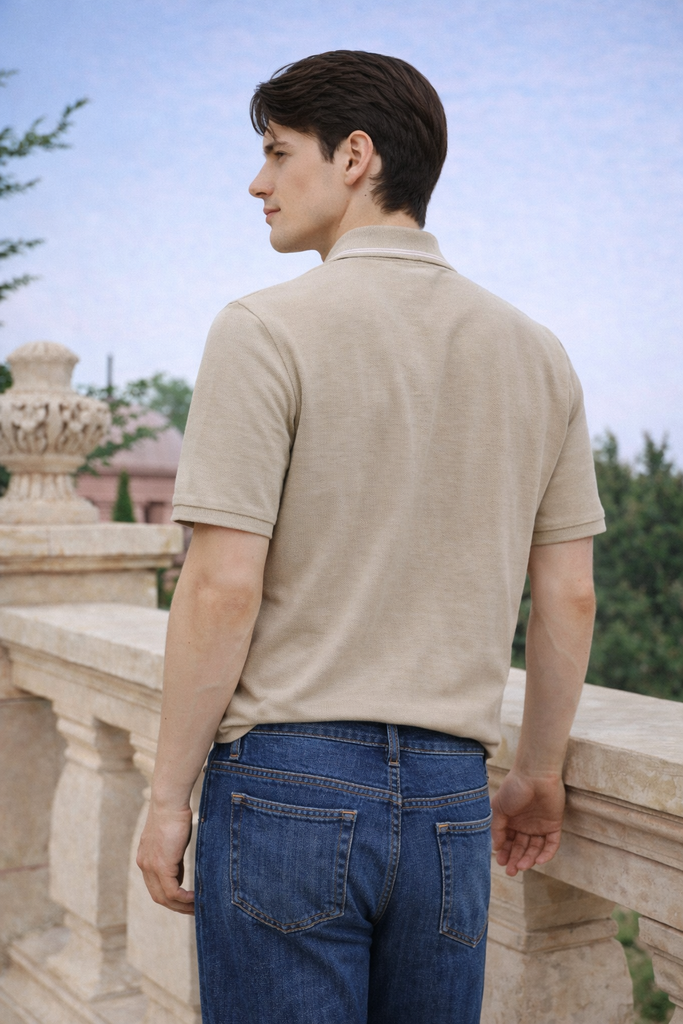 Áo Polo Nam Polo Premium Form Travel Fit Ninomaxx 2510036