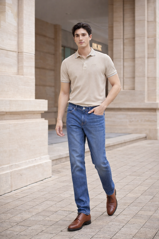 Áo Polo Nam Polo Premium Form Travel Fit Ninomaxx 2510036