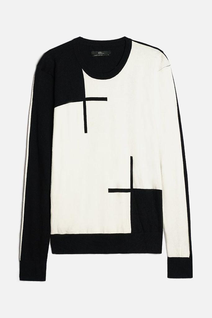 Áo Sweater thun dệt kim nam Ninomaxx 1804017