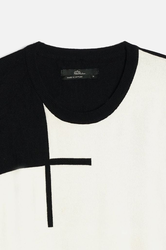 Áo Sweater thun dệt kim nam Ninomaxx 1804017