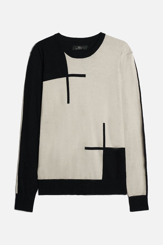 Áo Sweater thun dệt kim nam Ninomaxx 1804017