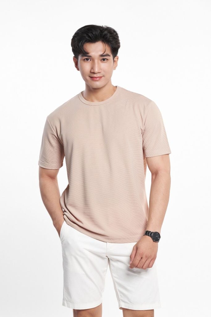 Áo Thun Basic Tay Ngắn Nam Ninomaxx 2505012