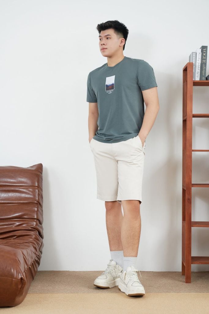 Quần Short Nam Kaki Ninomaxx 2507003