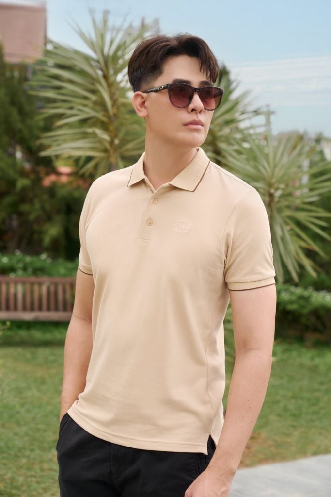 Áo Polo Nam Premium Ninomaxx Form Travel Fit AEROSOFT Siêu Thoáng Mát Co Giãn Tốt 2510016
