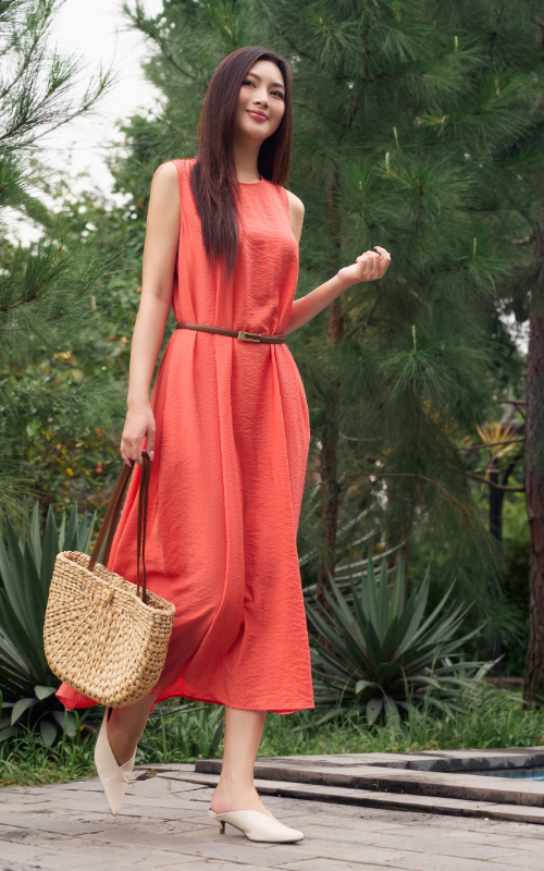 Đầm Oversize  Màu Cam Nữ  Ninomaxx 2411007