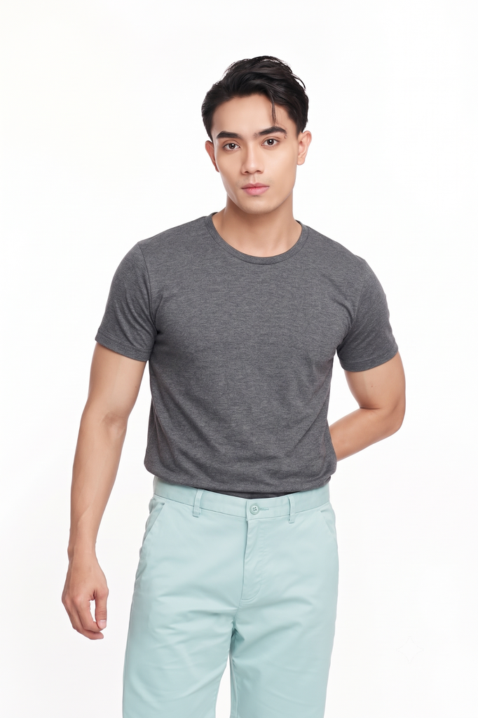 [Size S] Áo thun Basic Nam tay ngắn NINOMAXX 1704022