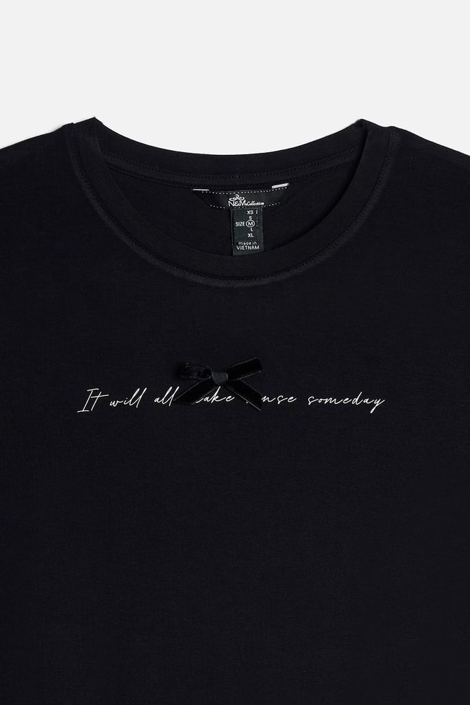 Áo Thun Thời Trang Nữ Tay Ngắn Ninomaxx 2505017