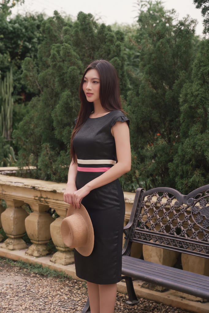 Đầm thời trang Nữ tay ngắn N&M 1603043