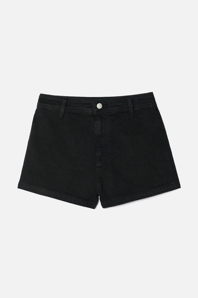 Quần Jean Short Nữ Chữ A Lưng Cao Không Đường May Tôn Dáng Ninomaxx 2601001
