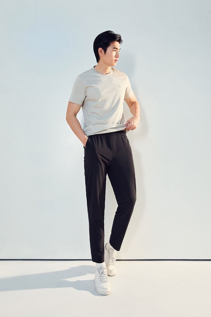 Quần Dài Nam Chất Dù Lưng Thun Ninomaxx 2412005