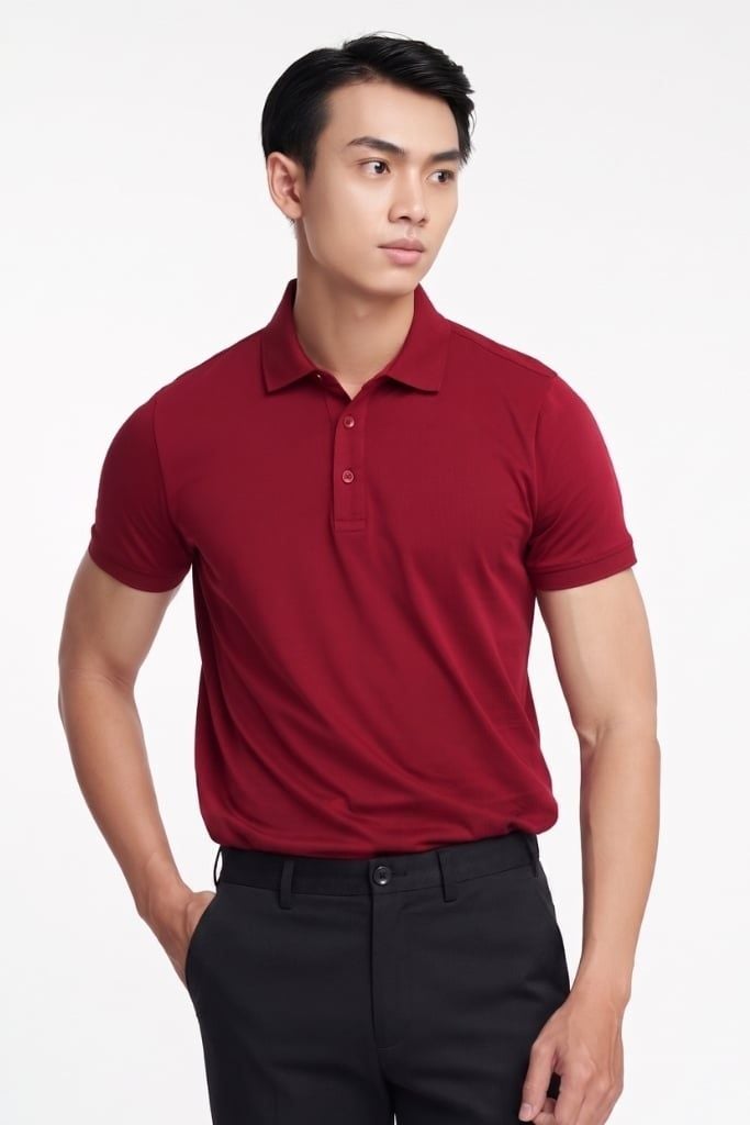 [Size S] Special Polo Nam Vải Cotton Mercerized Form Travel Fit N&M 2203013