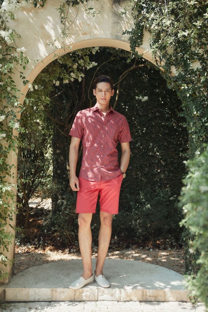 Áo Sơ Mi Nam Cotton Bạc Hà Tay Ngắn N&M 2301038