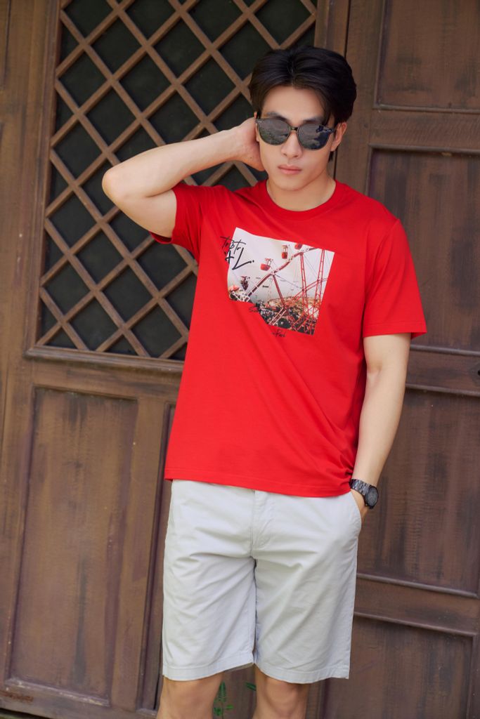 Áo Thun Graphic Nam Ninomaxx 2503004