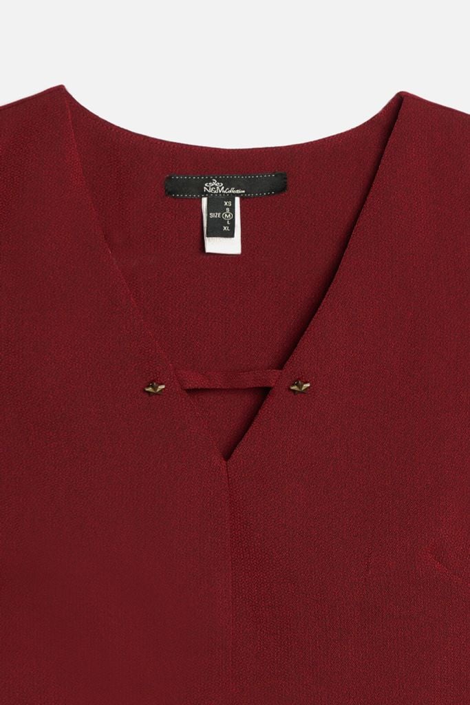 Áo sơ mi kiểu nữ thời trang Ninomaxx 1804066