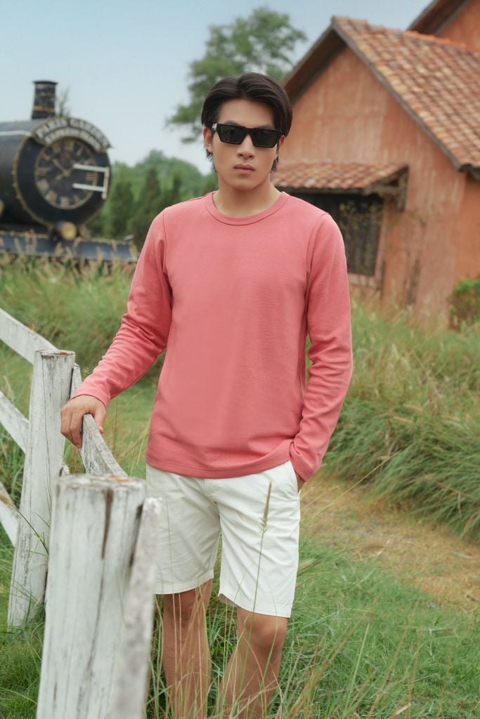 Áo Thun Basic Nam Tay Dài Ninomaxx 2510007