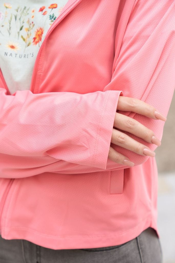 Áo Khoác Nữ Thời Trang Có Nón Tay Dài Ninomaxx 2408027