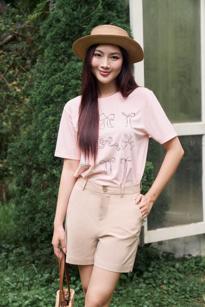 Áo Thun Nữ Graphic Thời Trang Ninomaxx 2503016