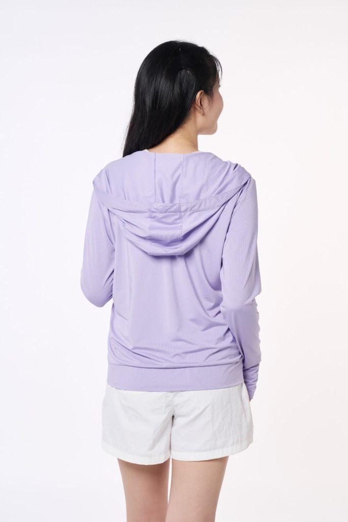 Áo Khoác Nữ Chống Tia UV Có Nón Tay Dài Ninomaxx 2408026