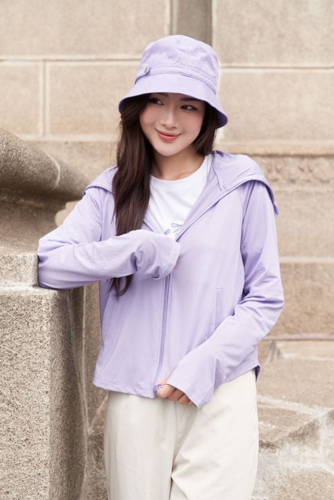 Áo Khoác Nữ Thời Trang Có Nón Tay Dài Ninomaxx 2408027