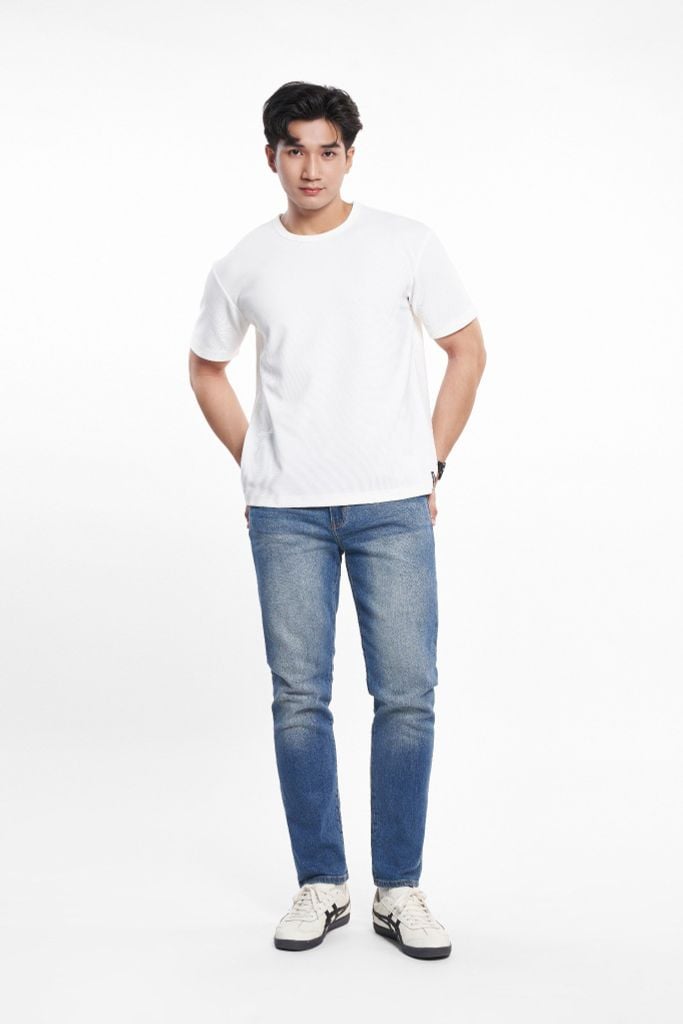 Áo Thun Basic Tay Ngắn Nam Ninomaxx 2505012