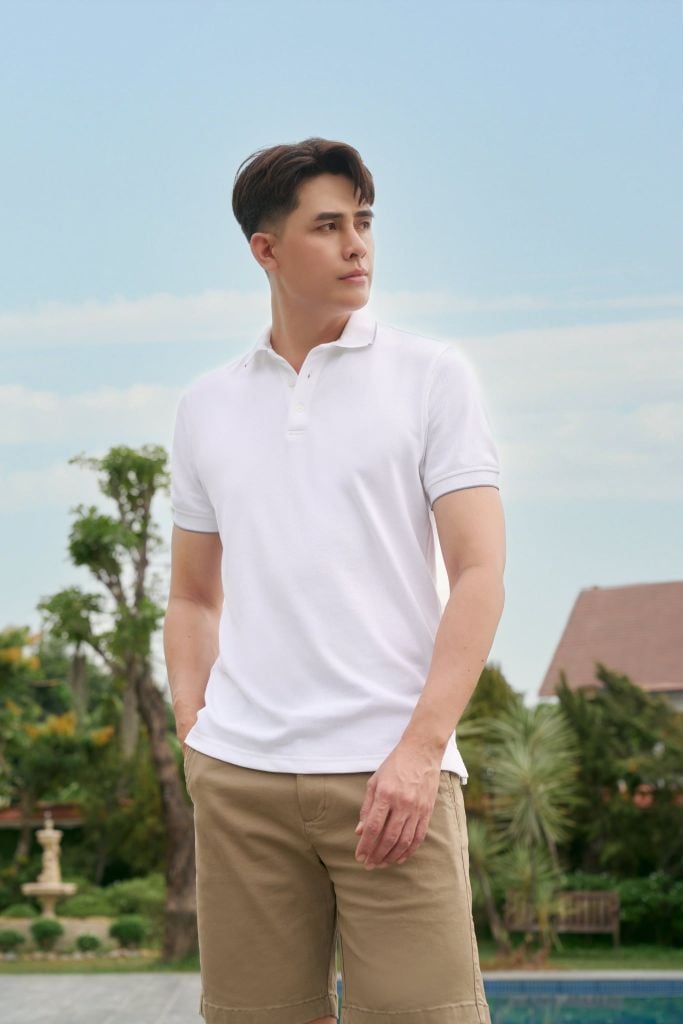 Áo Polo Nam Premium Ninomaxx Form Travel Fit DENSECOTTON Siêu Thấm Hút Giữ Form Tốt 2505007