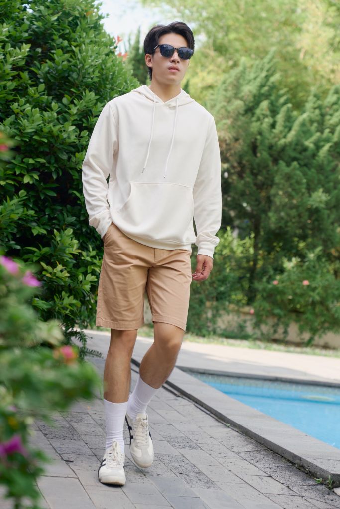 Áo Nỉ Hoodies Basic Nam Ninomaxx 2302021