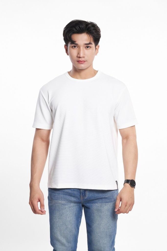 Áo Thun Basic Tay Ngắn Nam Ninomaxx 2505012